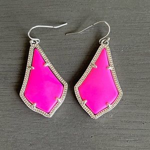 Kendra Scott Alex Earrings in Hot Pink
